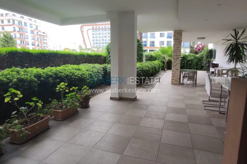 Квартира 1+1 на первой линии в Алании район Кестель – с мебелью и панорамный вид на море 14 