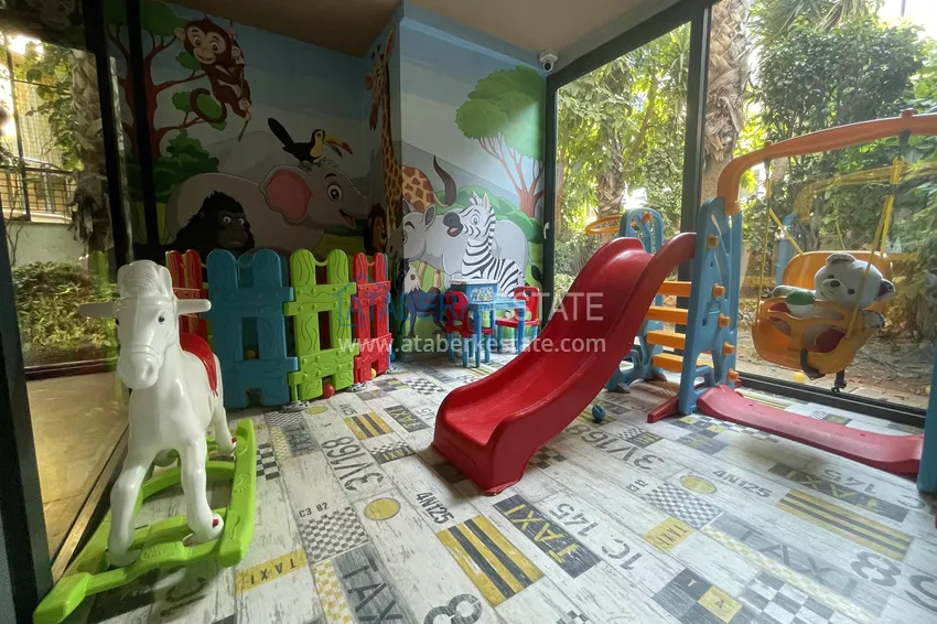 Пентхаус 2+1 в центре Алании с видами на море - район пляжа Кейкубат 15 