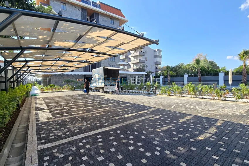 New premium residential complex project on the beachfront in Kestel 24 