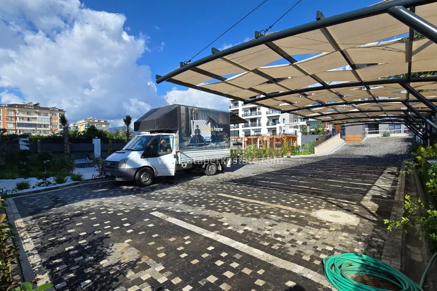 New premium residential complex project on the beachfront in Kestel 25 