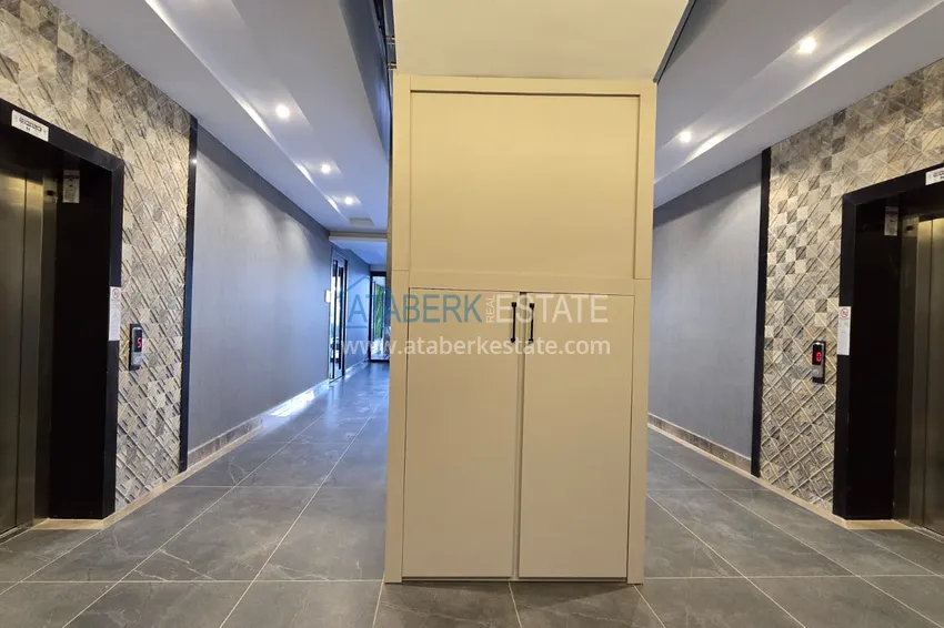 New premium residential complex project on the beachfront in Kestel 30 