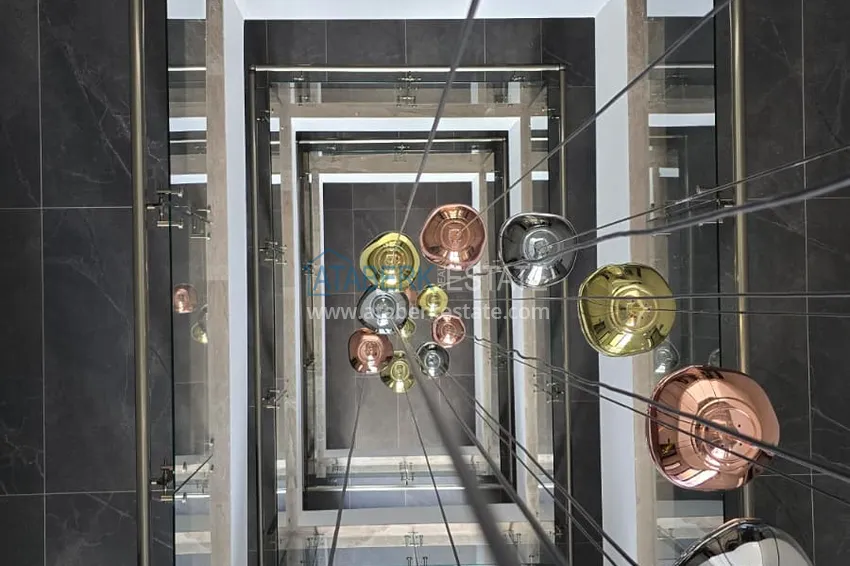 New premium residential complex project on the beachfront in Kestel 31 