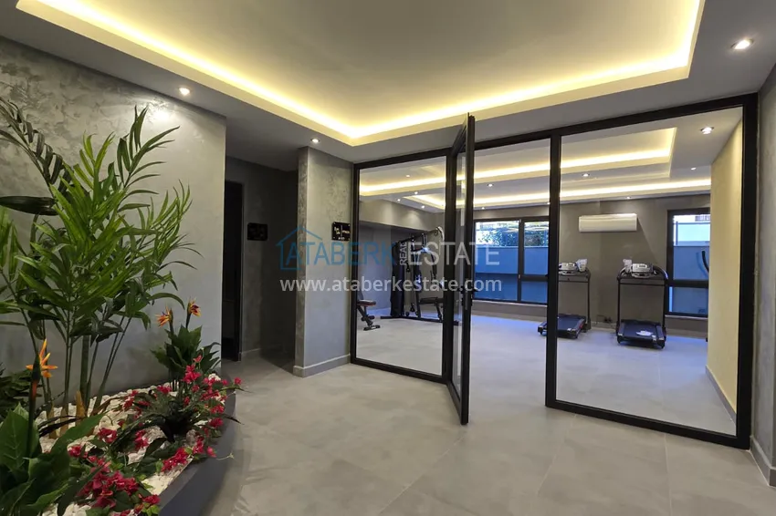 New premium residential complex project on the beachfront in Kestel 32 