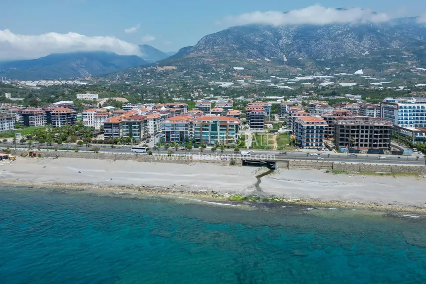 Квартира 1+1 на первой линии в Алании район Кестель – с мебелью и панорамный вид на море 5 