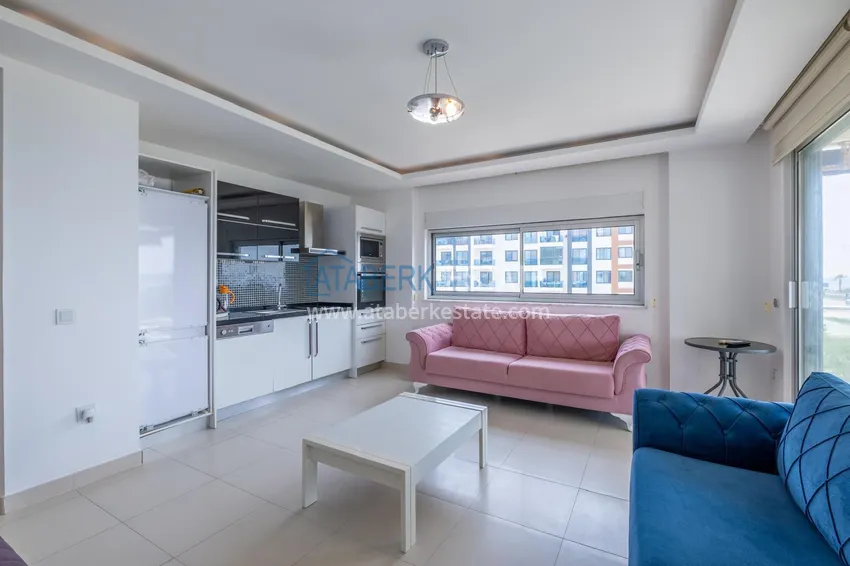 Purchase Квартира 1+1 на первой линии в Алании район Кестель – с мебелью и панорамный вид на море 5 