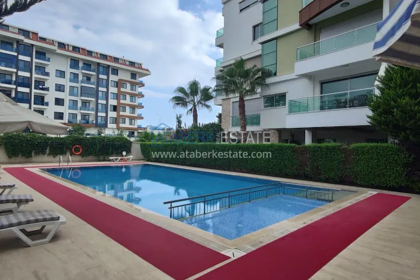 Квартира 1+1 на первой линии в Алании район Кестель – с мебелью и панорамный вид на море 9 