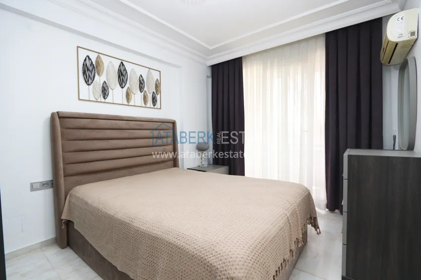 Purchase  Двухуровневый пентхаус 4+1 в Алании, район Оба - с мебелью в 250 метрах от моря  11 