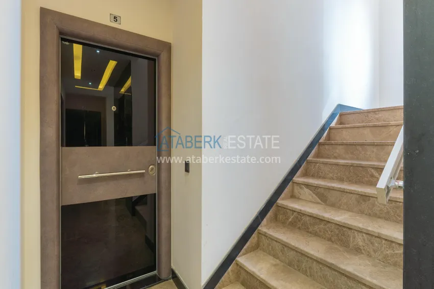 Квартира 3+1 в Махмутларе – линейная с отдельной кухней меблированная 12 