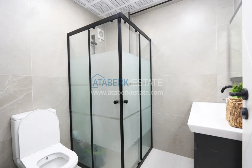 Purchase  Двухуровневый пентхаус 4+1 в Алании, район Оба - с мебелью в 250 метрах от моря  13 