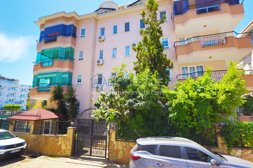 Двухуровневый пентхаус 4+1 в Алании, район Оба - с мебелью в 250 метрах от моря  2 