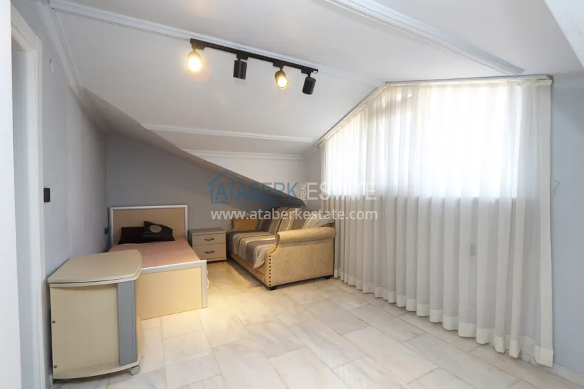 Purchase  Двухуровневый пентхаус 4+1 в Алании, район Оба - с мебелью в 250 метрах от моря  18 