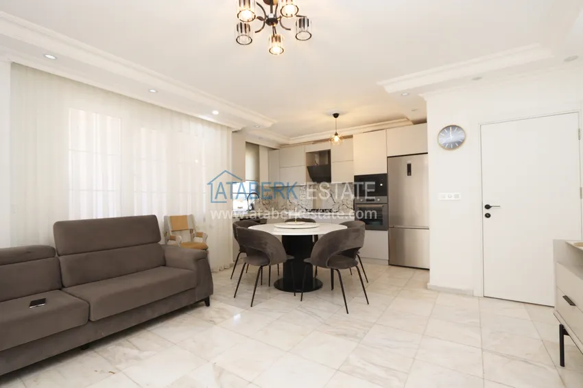 Purchase  Двухуровневый пентхаус 4+1 в Алании, район Оба - с мебелью в 250 метрах от моря  3 