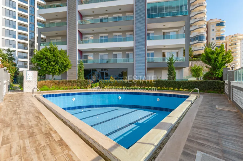 Квартира 3+1 в Махмутларе – линейная с отдельной кухней меблированная 5 