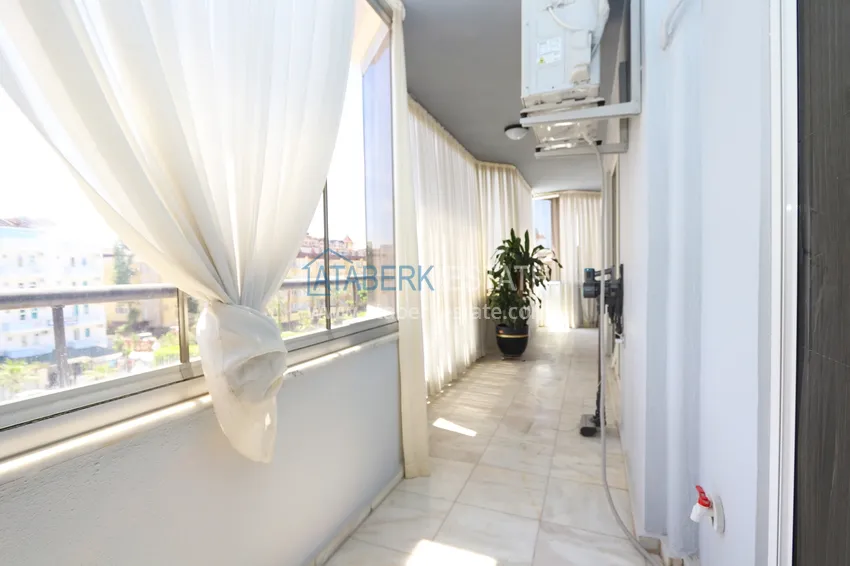 Purchase  Двухуровневый пентхаус 4+1 в Алании, район Оба - с мебелью в 250 метрах от моря  8 