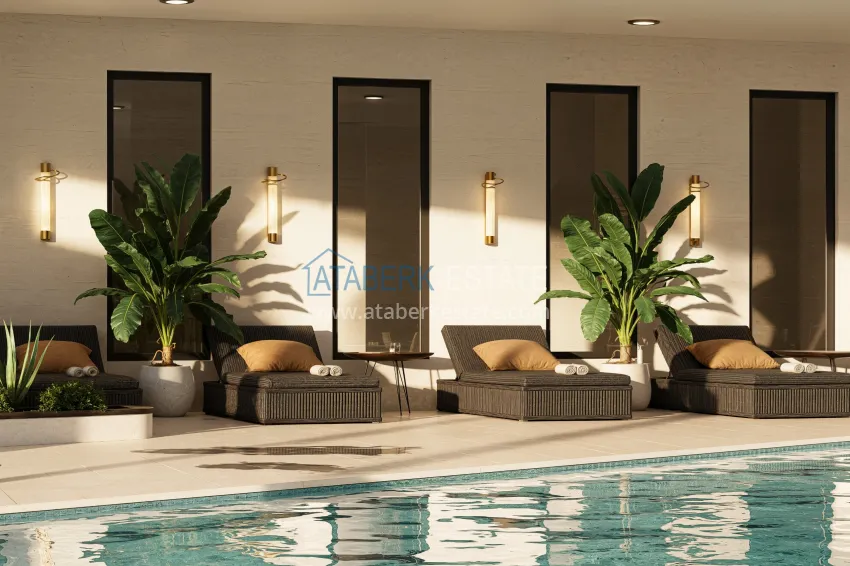 Инвестиционная недвижимость в Алании, район Кестель - квартиры от застройщика с видом на море 42 