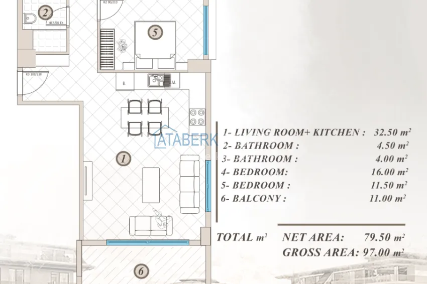 Buy cheap Инвестиционная недвижимость в Алании, район Кестель - квартиры от застройщика с видом на море 15 