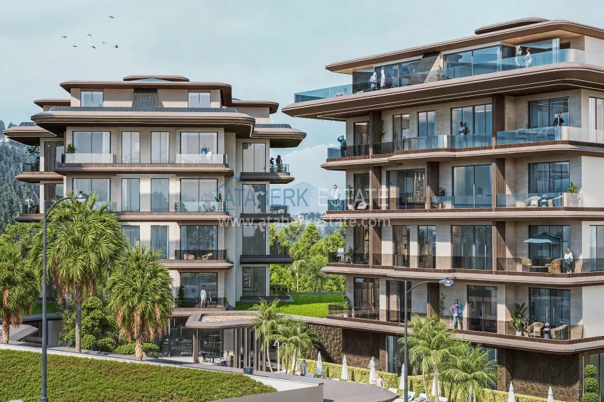 Инвестиционная недвижимость в Алании, район Кестель - квартиры от застройщика с видом на море 24 