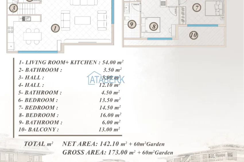 Buy cheap Инвестиционная недвижимость в Алании, район Кестель - квартиры от застройщика с видом на море 16 