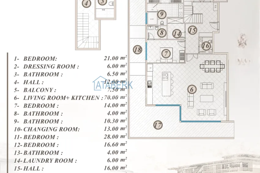 Buy cheap Инвестиционная недвижимость в Алании, район Кестель - квартиры от застройщика с видом на море 19 