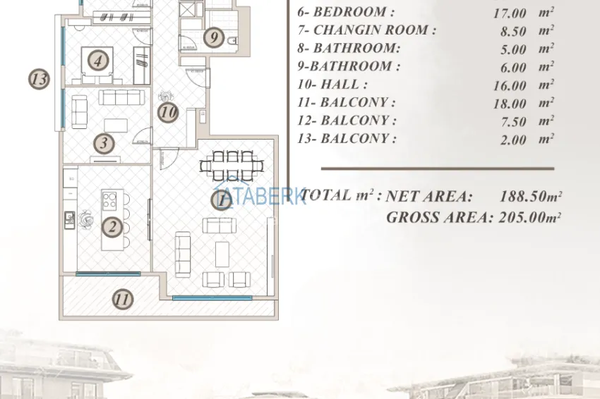 Buy cheap Инвестиционная недвижимость в Алании, район Кестель - квартиры от застройщика с видом на море 20 