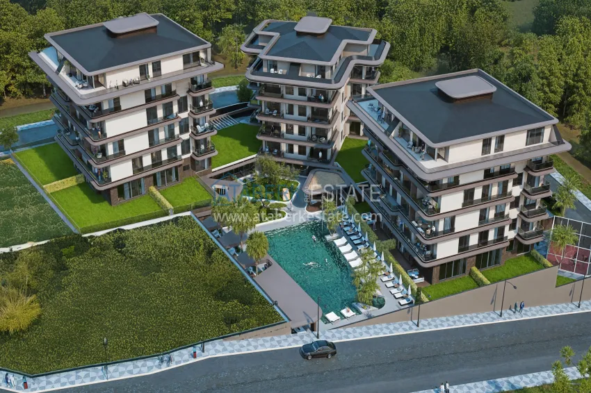 Инвестиционная недвижимость в Алании, район Кестель - квартиры от застройщика с видом на море 4 