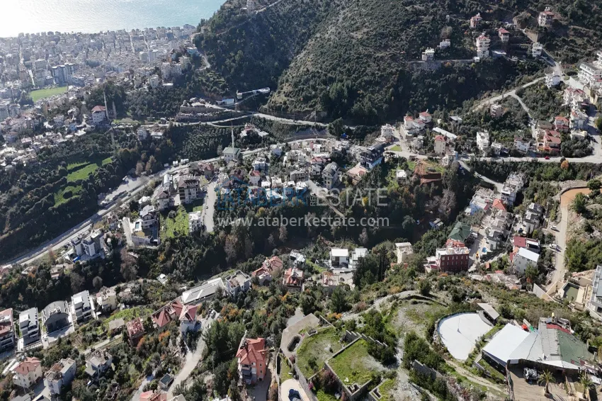 Building land in Alanya, Tepe district with panoramic views 2 