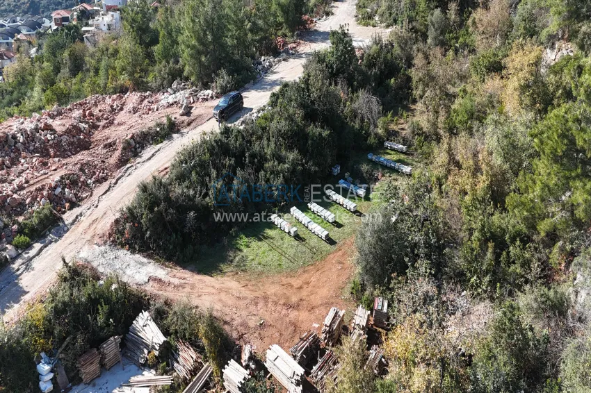 A plot of land in Alanya, Tepe district with views 5 