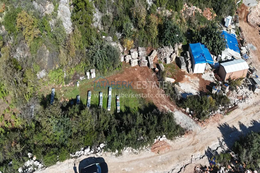 A plot of land in Alanya, Tepe district with views 6 