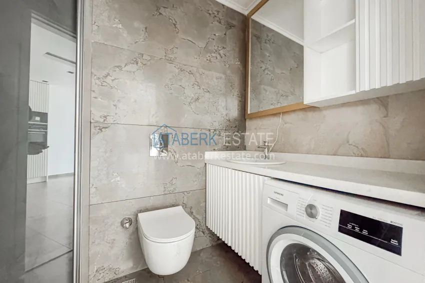 Purchase Penthouse 1+1 on the beachfront in Kargicak - with panoramic sea views 10 