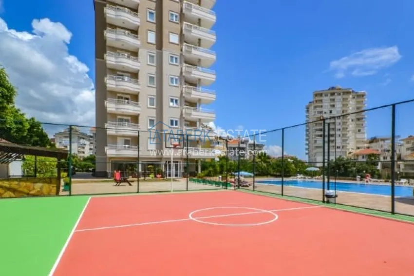 One bedroom apartment with furniture in Cikcilli district, Alanya 11 