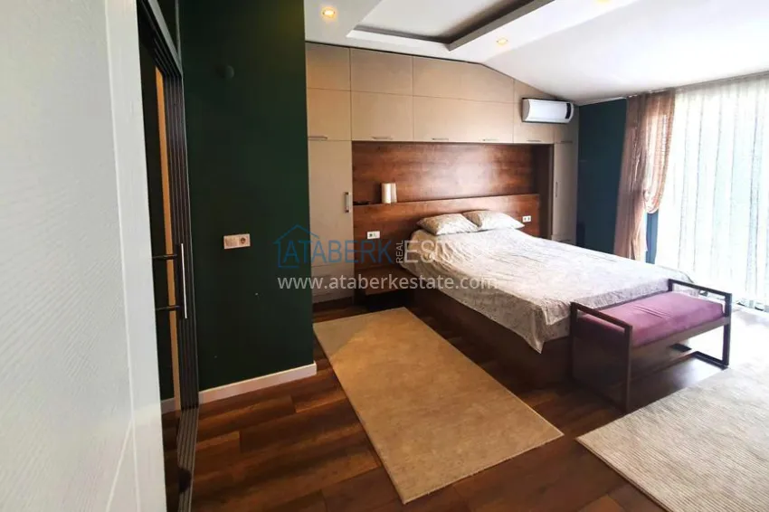 Purchase Two-level penthouse 5+2 in the Oba area — furnished, suitable for citizenship 13