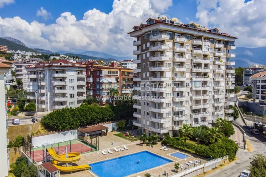 One bedroom apartment with furniture in Cikcilli district, Alanya 1 