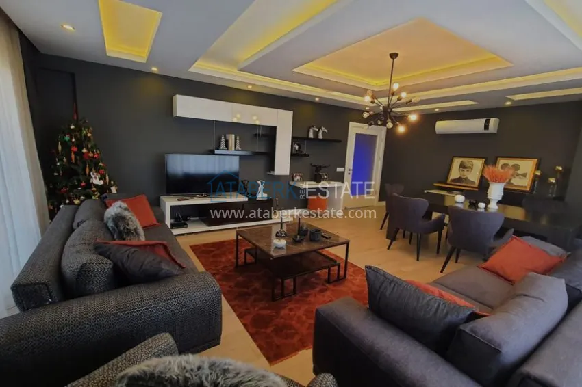 Purchase Two-level penthouse 5+2 in the Oba area — furnished, suitable for citizenship 2