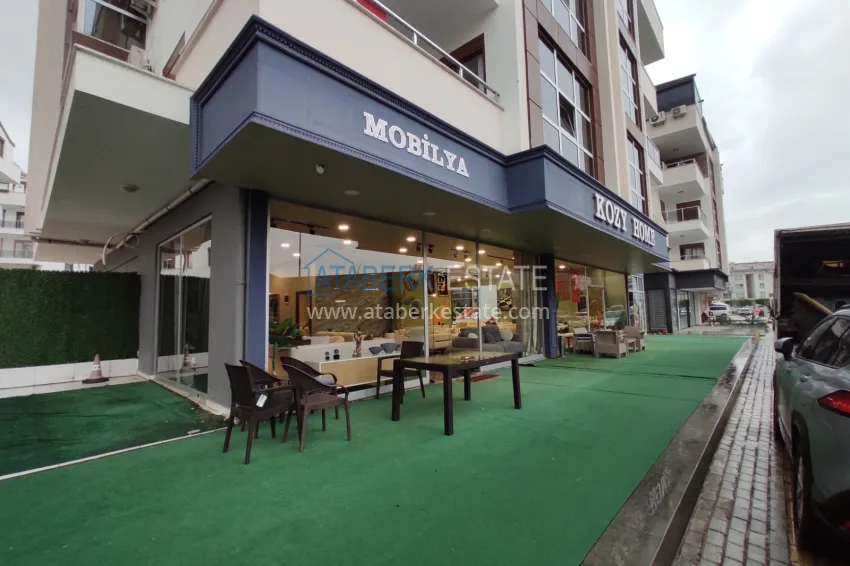 Purchase Commercial real estate in Alanya - shops with tenants, suitable for citizenship 1