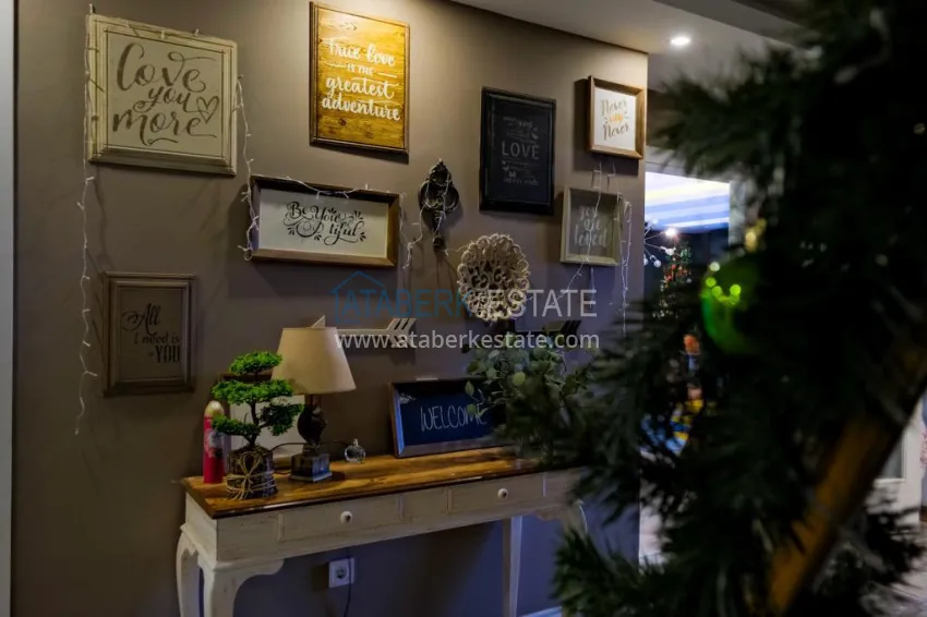 Purchase Two-level penthouse 5+2 in the Oba area — furnished, suitable for citizenship 17