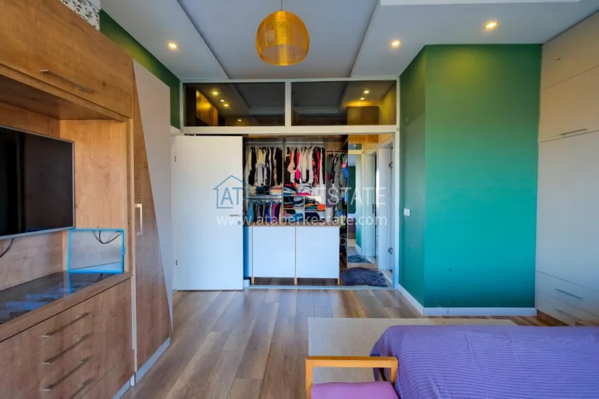 Purchase Two-level penthouse 5+2 in the Oba area — furnished, suitable for citizenship 27