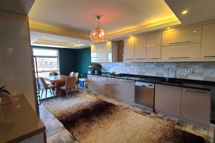 Purchase Two-level penthouse 5+2 in the Oba area — furnished, suitable for citizenship 4