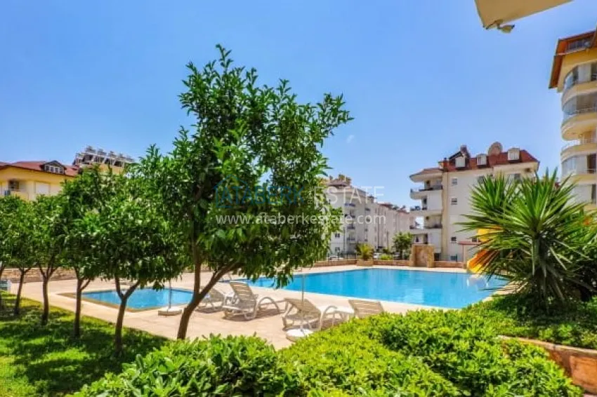 One bedroom apartment with furniture in Cikcilli district, Alanya 7 