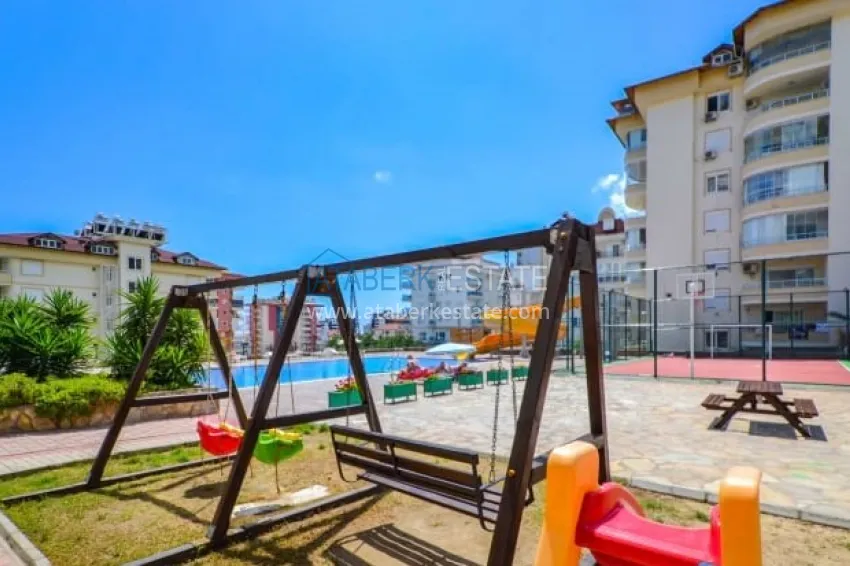 One bedroom apartment with furniture in Cikcilli district, Alanya 8 