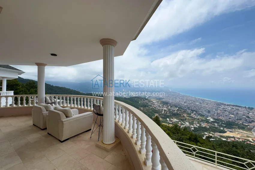 Purchase 4+1 villa in Alanya, Bektash district - with panoramic views, under a residence permit 13
