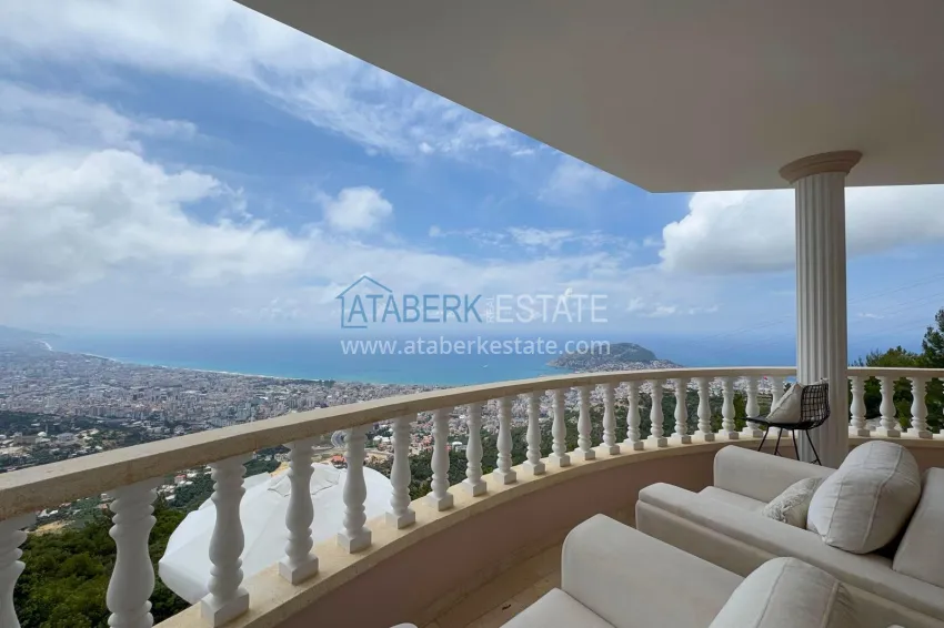 Purchase 4+1 villa in Alanya, Bektash district - with panoramic views, under a residence permit 15