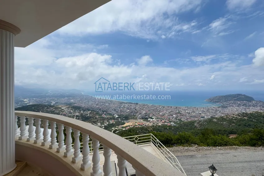 Purchase 4+1 villa in Alanya, Bektash district - with panoramic views, under a residence permit 18