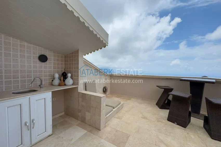 Purchase 4+1 villa in Alanya, Bektash district - with panoramic views, under a residence permit 30