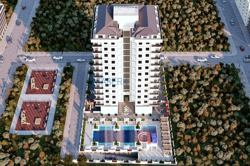 Apartments from a developer in Mahmutlar - investment property suitable for citizenship 3 