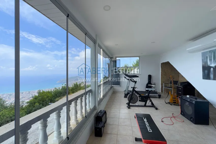 Purchase 4+1 villa in Alanya, Bektash district - with panoramic views, under a residence permit 40