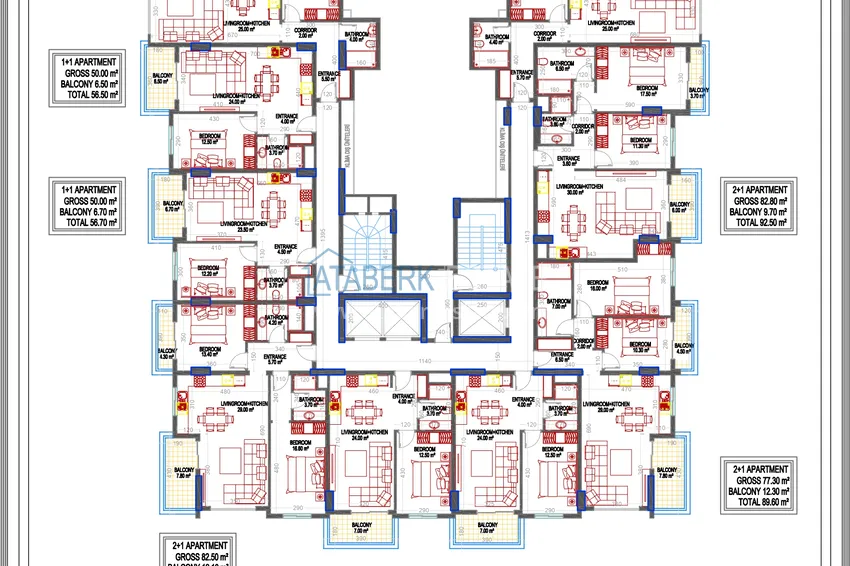 Buy cheap Apartments from a developer in Mahmutlar - investment property suitable for citizenship 2 