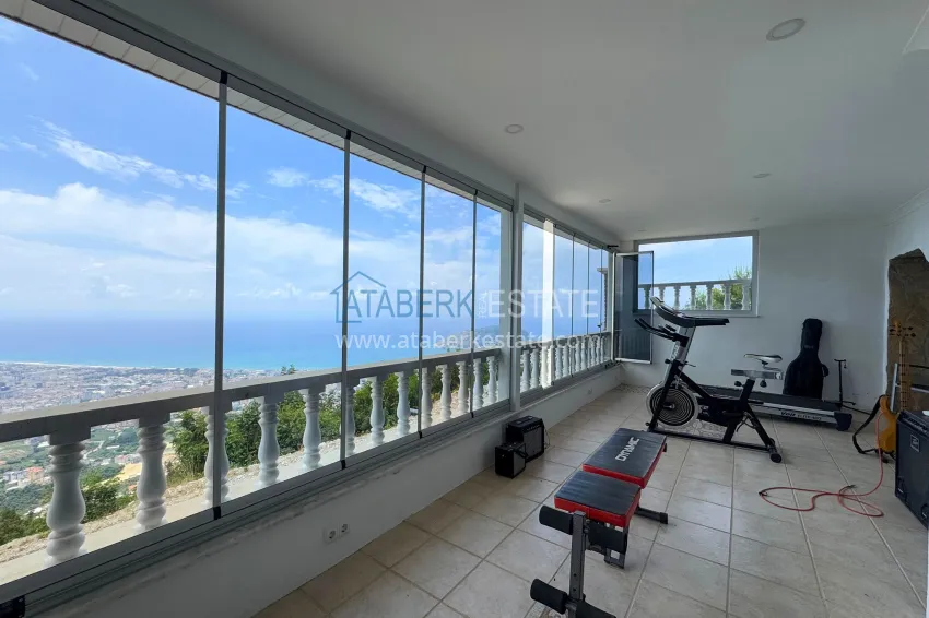 Purchase 4+1 villa in Alanya, Bektash district - with panoramic views, under a residence permit 41