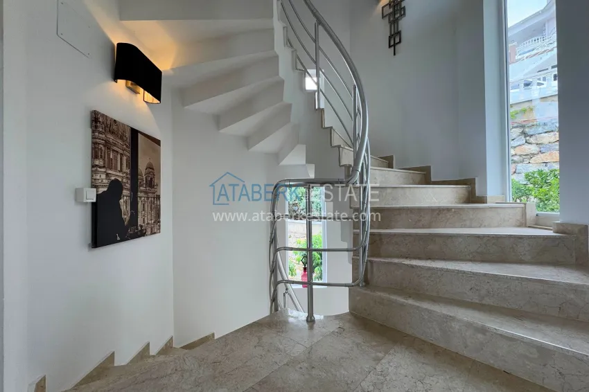 Purchase 4+1 villa in Alanya, Bektash district - with panoramic views, under a residence permit 48