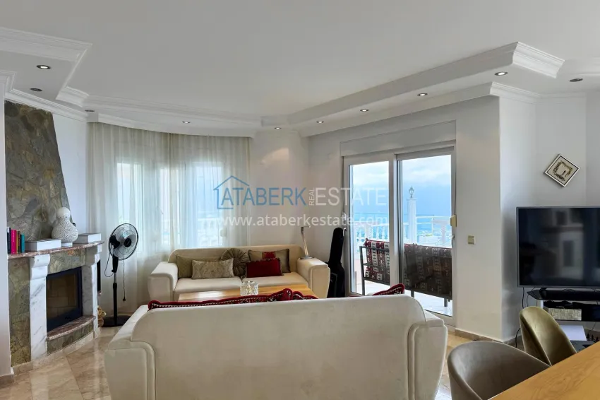 Purchase 4+1 villa in Alanya, Bektash district - with panoramic views, under a residence permit 5