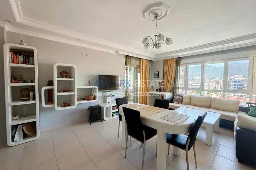 Purchase  2+1 apartment in Tosmur - furnished, with sea and mountain views, suitable for a residence permit 6 